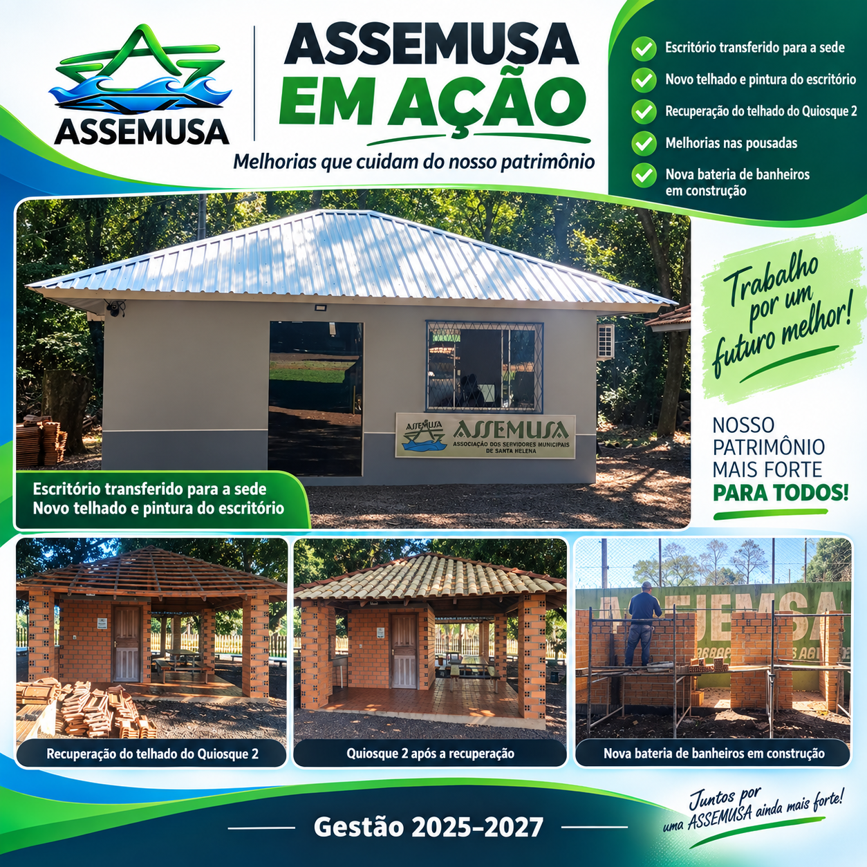Melhorias na Associação